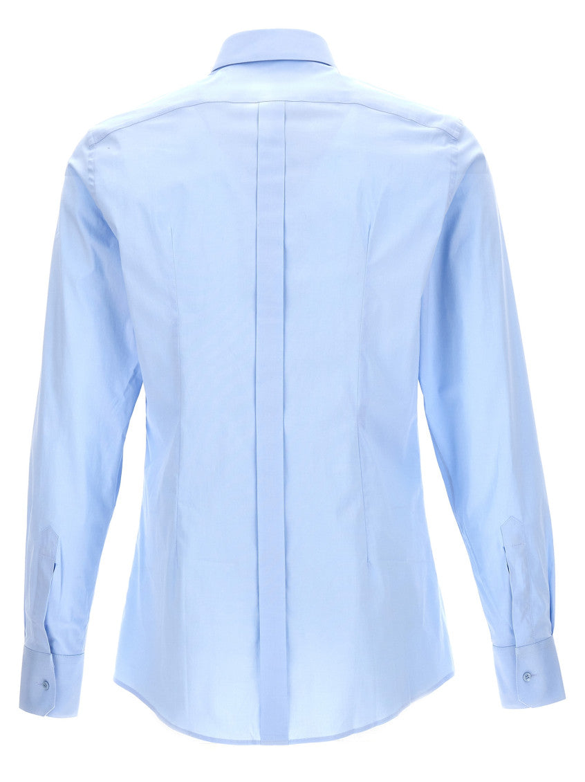 Light Blue Slim Solid Shirt 2