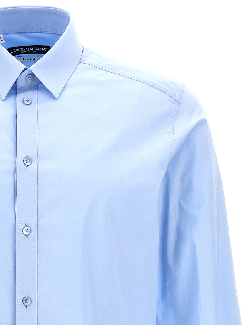 Light Blue Slim Solid Shirt 3