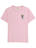 Pink Graphic Crew Neck T-Shirt 1