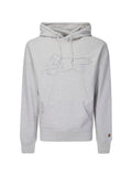 Grey Embellished Logo Hoodie 1