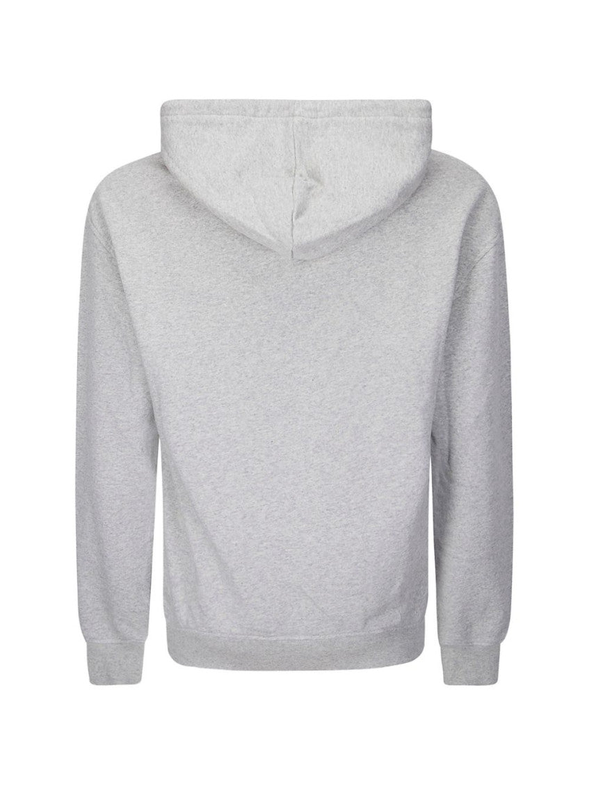 Grey Embellished Logo Hoodie 2