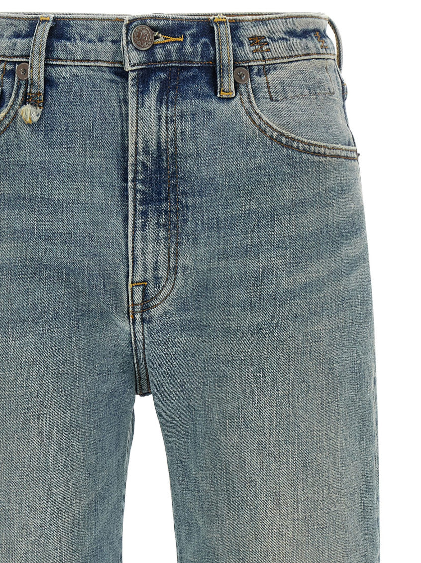 Blue Regular High Rise Jeans 3