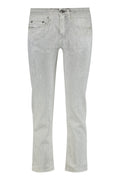 Grey Straight Mid Rise Jeans 1