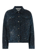 Blue Stretch Denim Jacket 1