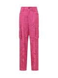 Pink Straight Cargos Pants 1