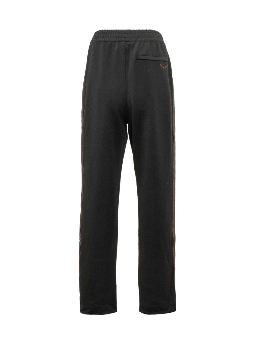 Black Solid Joggers 2