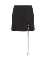 Black Embellished Mini Skirt 1
