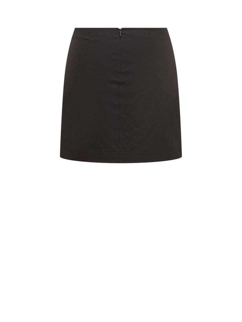 Black Embellished Mini Skirt 2