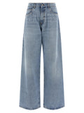 Light Blue Straight High Rise Jeans 1
