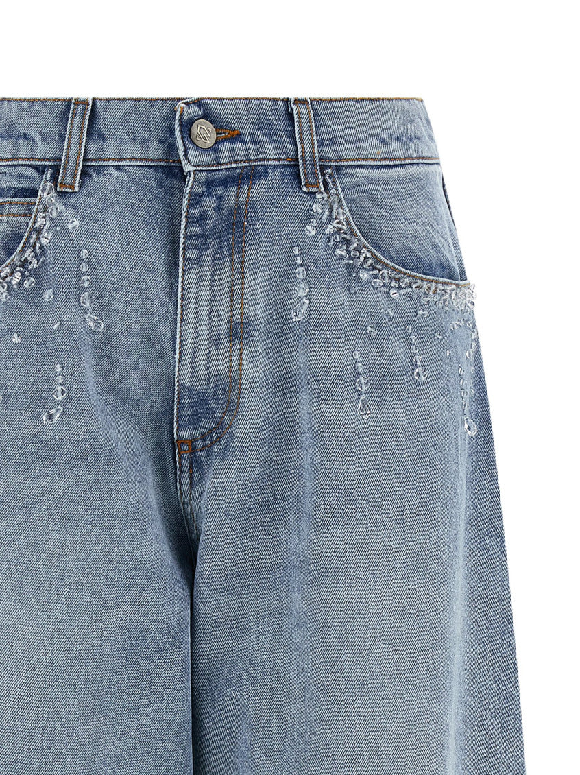 Light Blue Straight High Rise Jeans 3