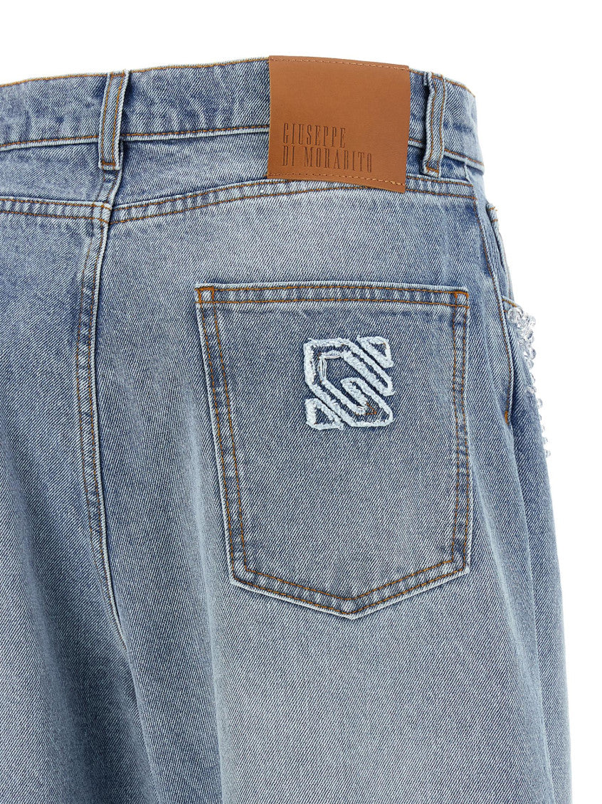 Light Blue Straight High Rise Jeans 4