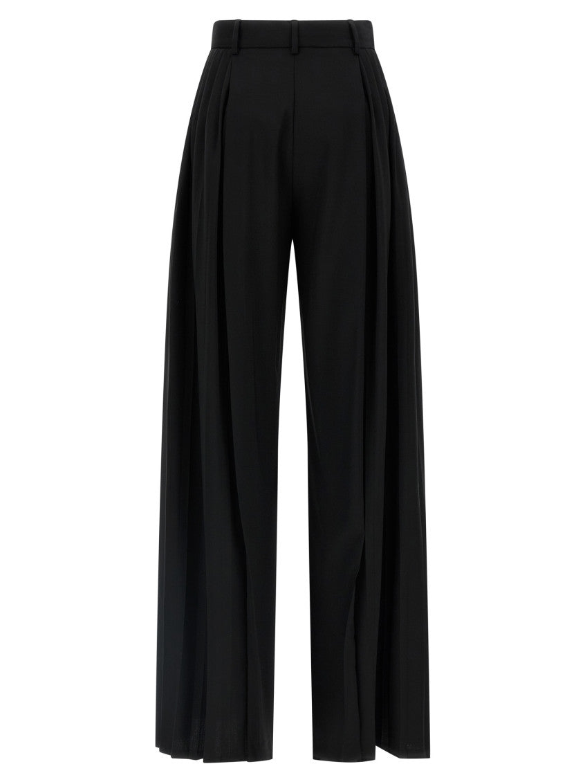 Black Tailored Pleated Pants 2
