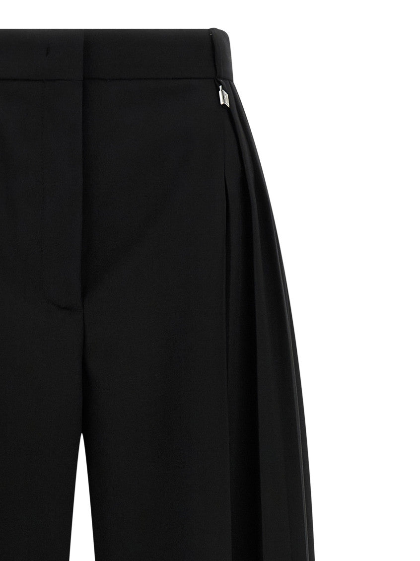 Black Tailored Pleated Pants 3