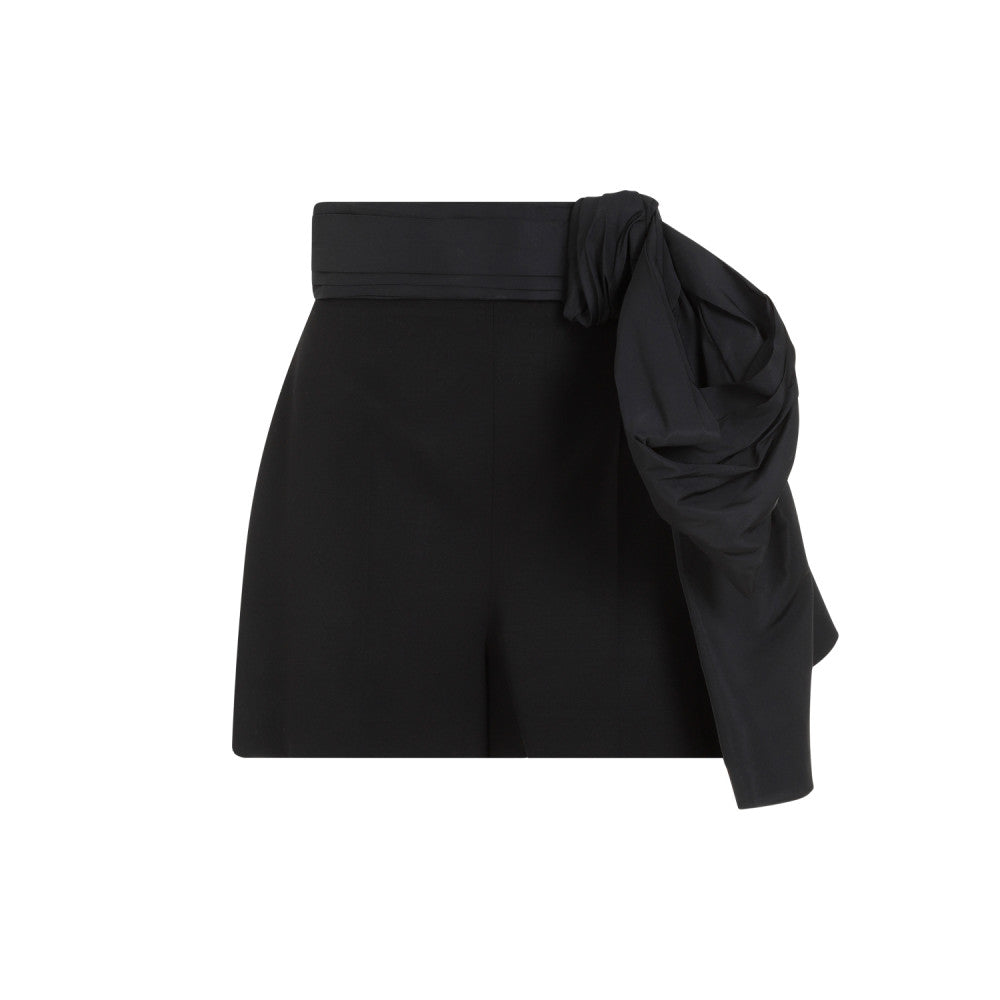 Black Cupro Shorts 1