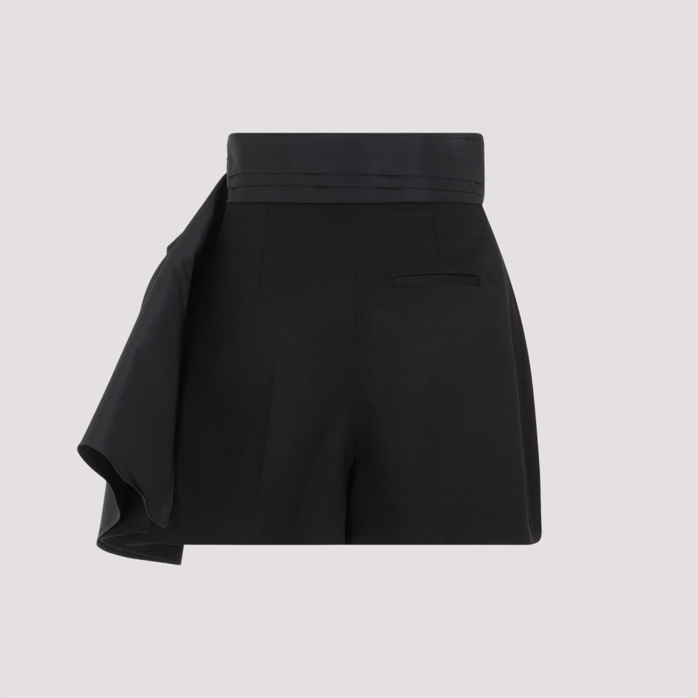 Black Cupro Shorts 4