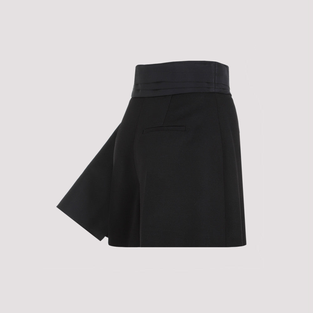 Black Cupro Shorts 5