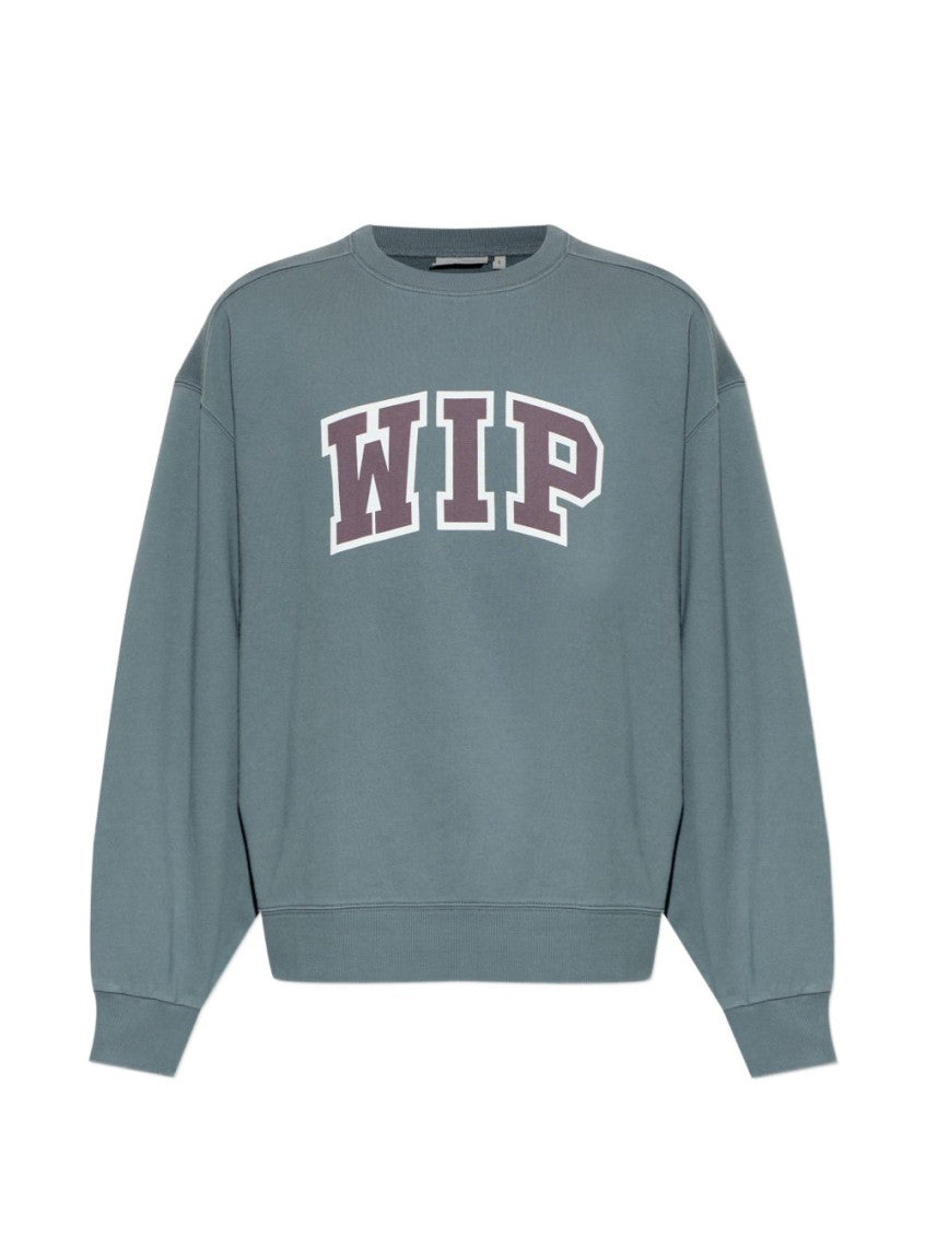 Slate Blue Logo Sweatshirt 1