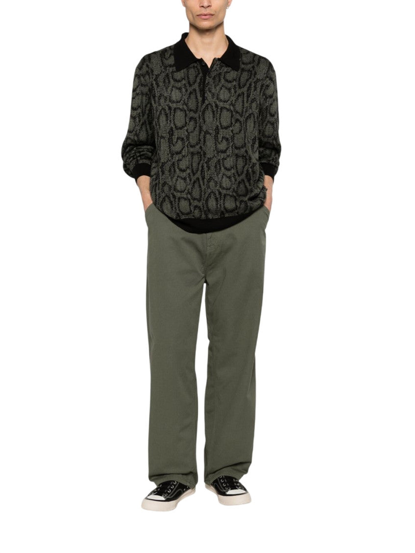 Green Regular Chino Pants 2