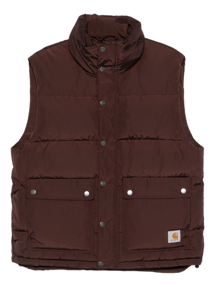 Dark Brown Sleeveless Jacket 1