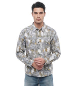 Grey Graphic Regular Shirt 1