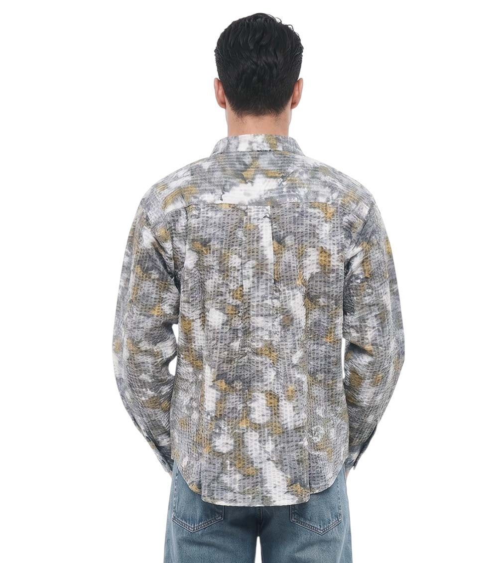 Grey Graphic Regular Shirt 2