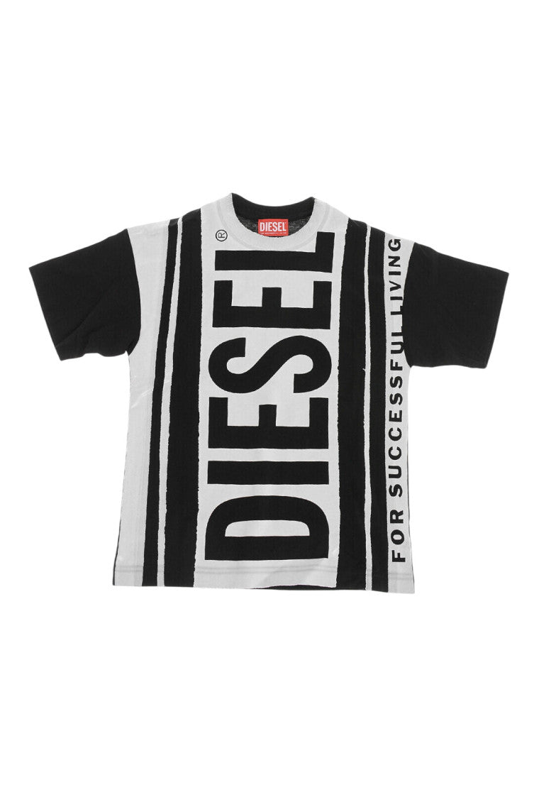 Kids Black Graphic T-Shirt 1