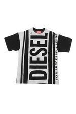 Kids Black Graphic T-Shirt 1