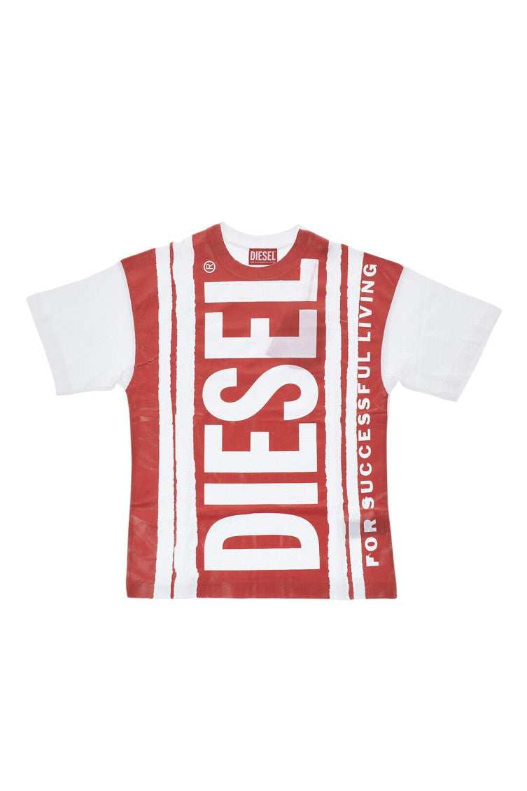 Kids White Logo T-Shirt 1