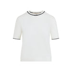 White Crew Neck Sweater 1