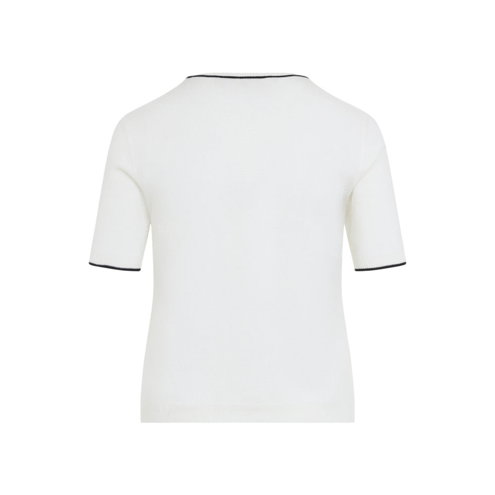 White Crew Neck Sweater 2