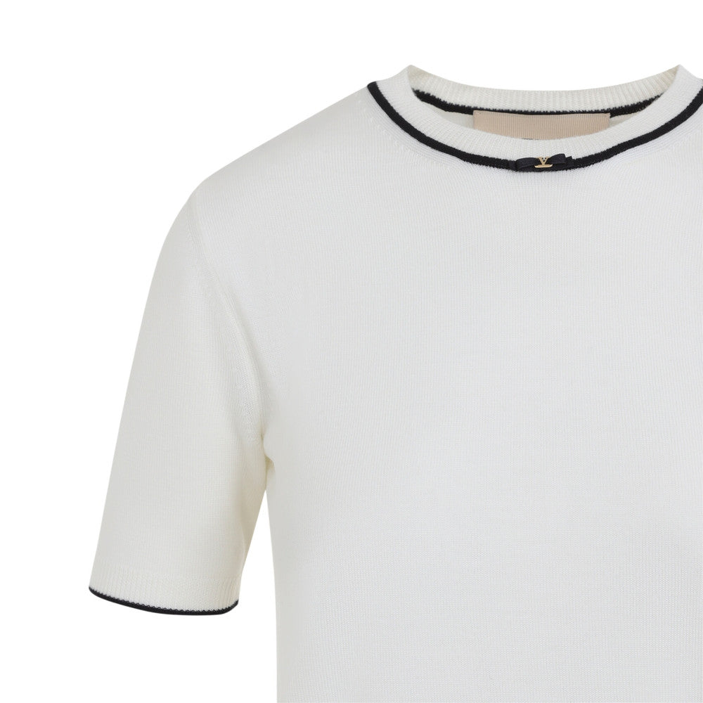 White Crew Neck Sweater 3