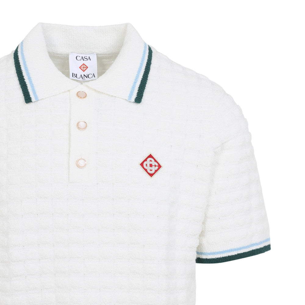 White Logo Regular Polo 3