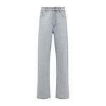 Blue Straight High Rise Jeans 1