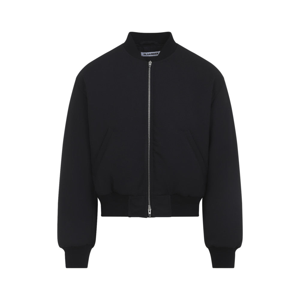Black Regular Bomber Jacket 1