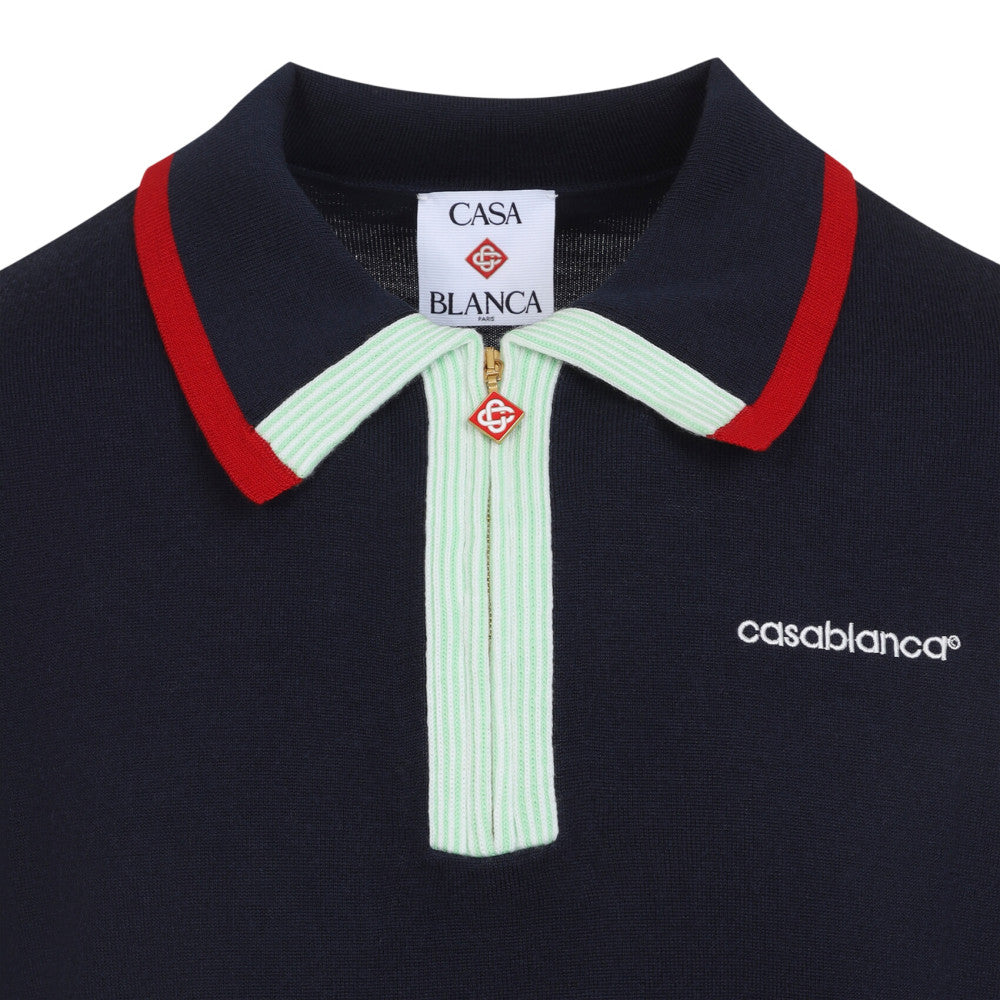 Navy Blue Regular Polo 3