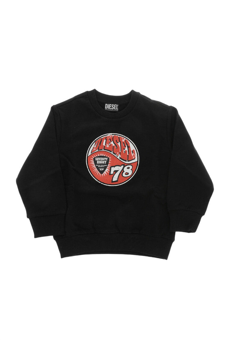 Kids Black Logo Sweatshirts  1 1