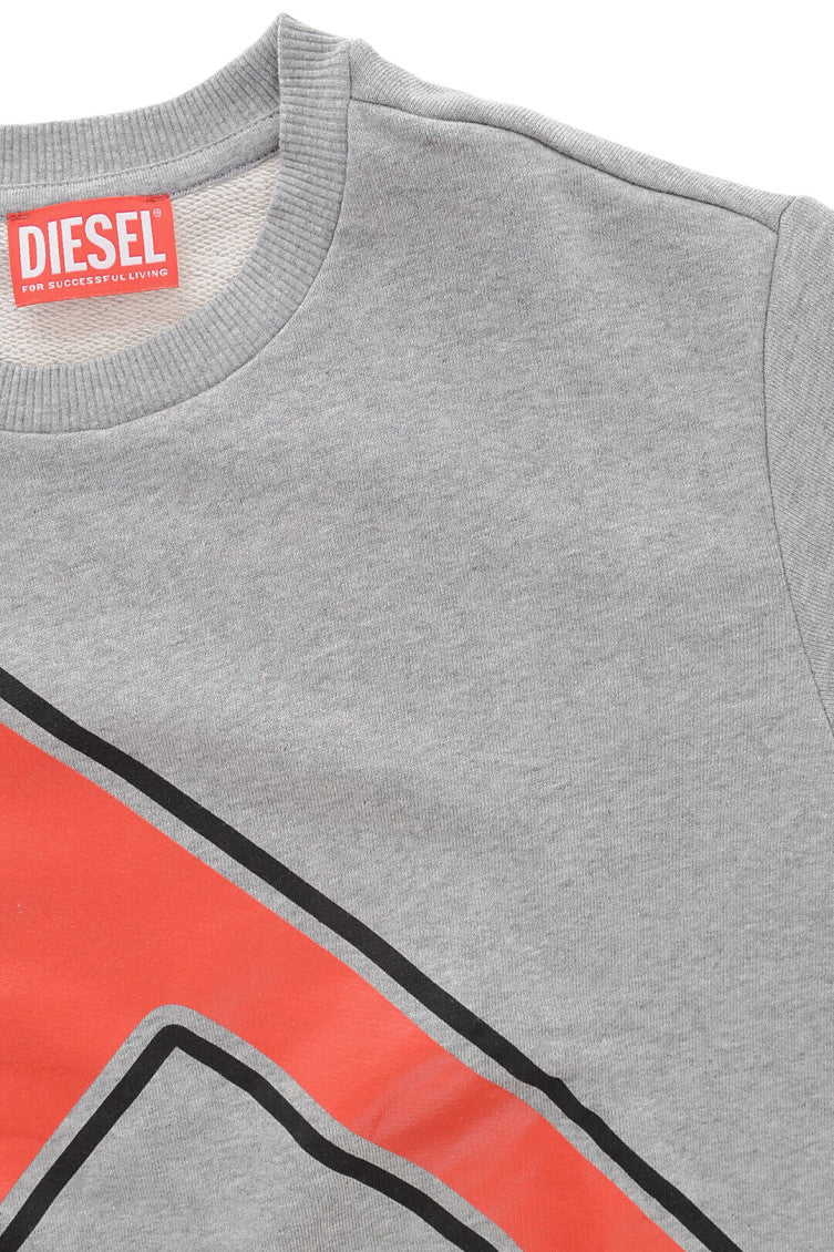 Kids Grey Graphic Sweatshirts 3