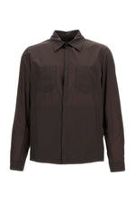 Dark Brown Regular Overshirt 1