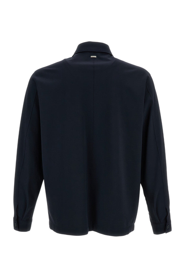 Dark Blue Shirt Jacket 2