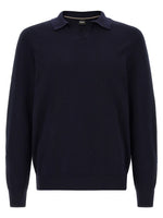 Navy Blue Knitted Sweater 1
