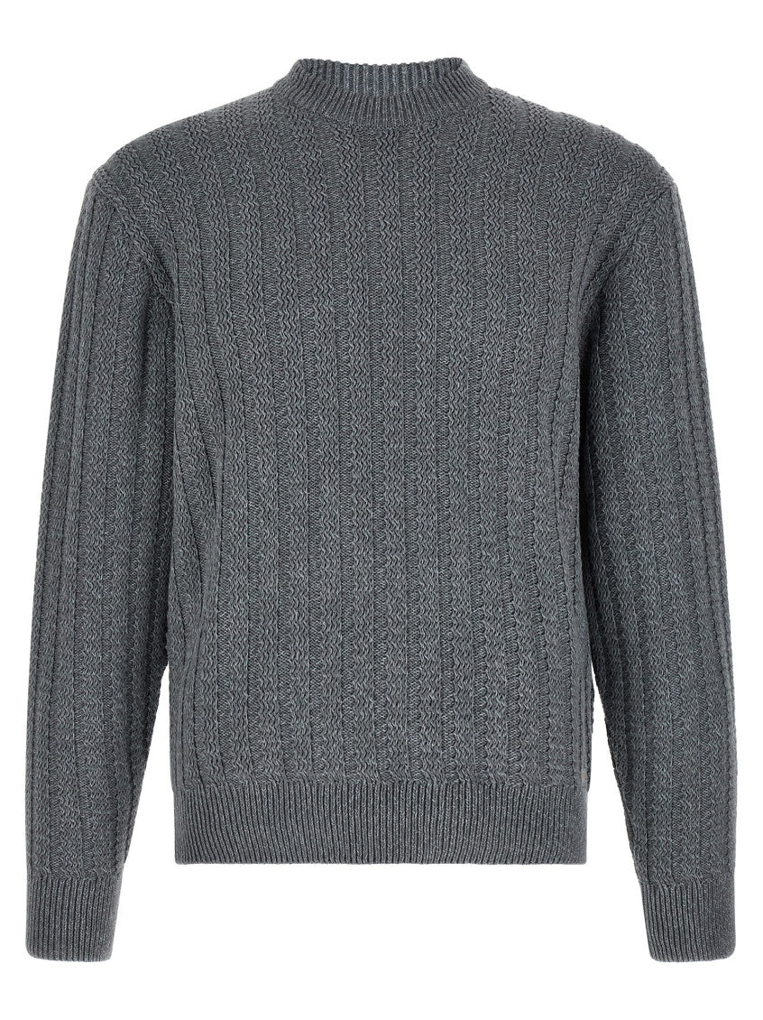 Grey Crew Neck Sweater 1