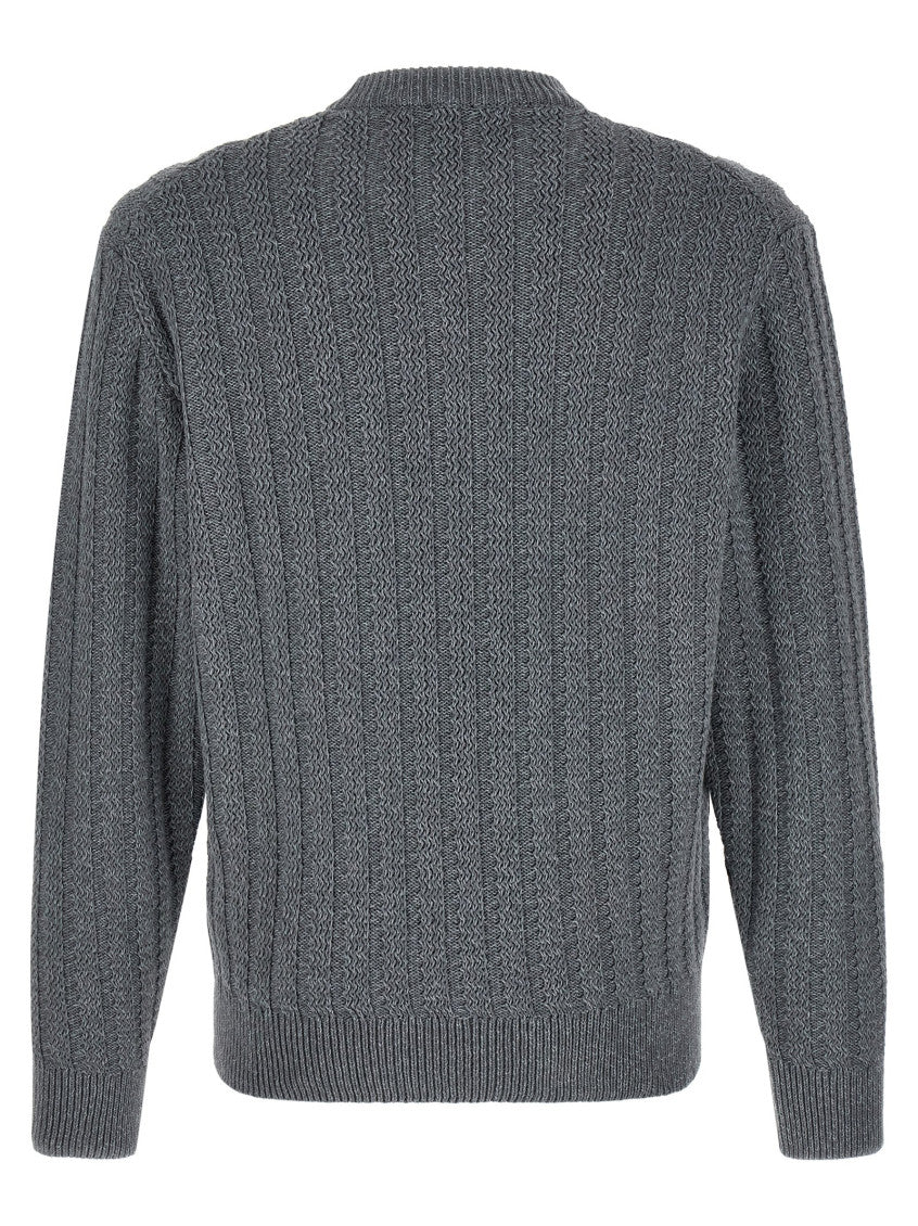 Grey Crew Neck Sweater 2