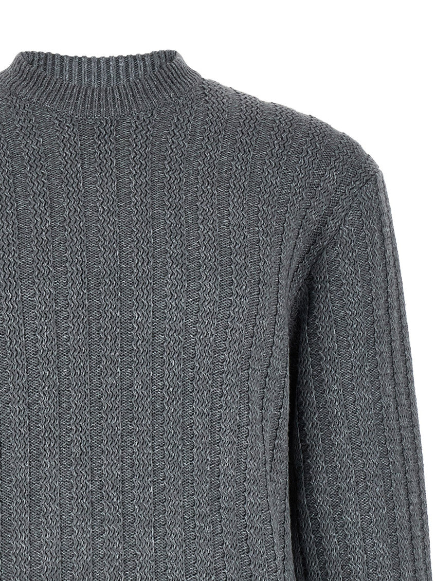 Grey Crew Neck Sweater 3
