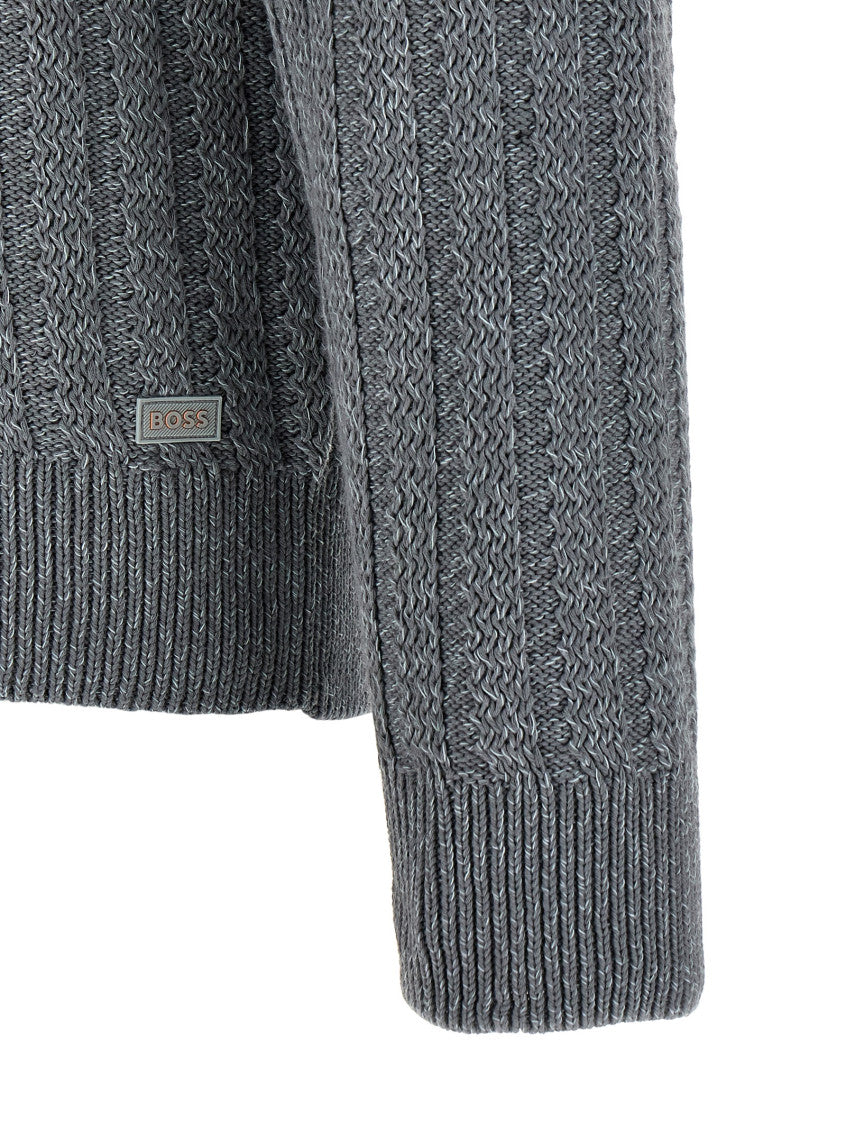 Grey Crew Neck Sweater 4
