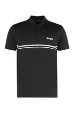 Black Band Collar Polo 1