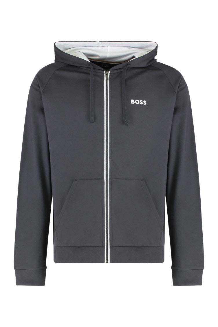 Charcoal Grey Zip-Up Hoodie 1