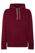 Maroon Logo Relaxed Hoodie 1