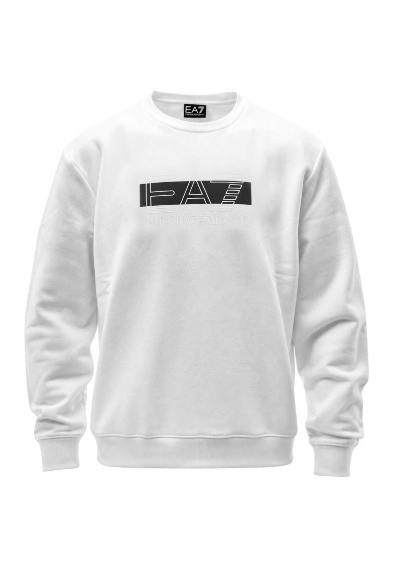 White Crew Neck Sweatshirt 1