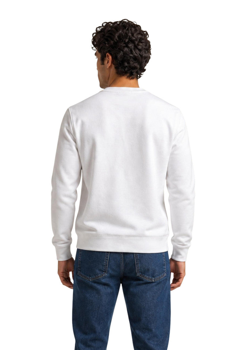 White Crew Neck Sweatshirt 3