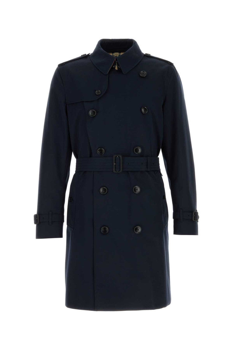 Dark Blue Trench Coat 1